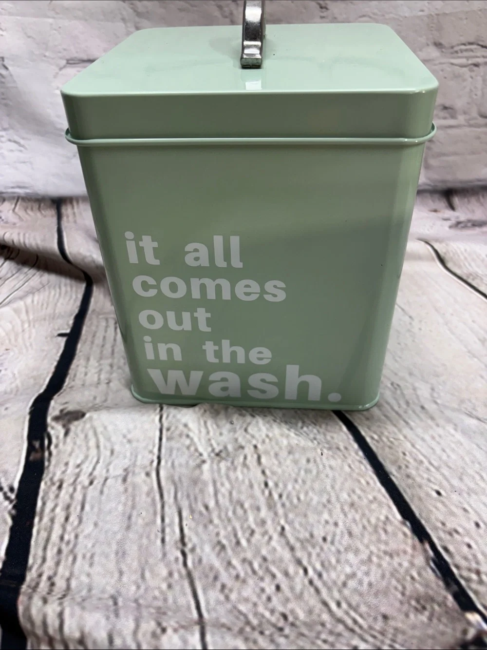 Mint Green Laundry Storage Canister Set - 3 Piece
